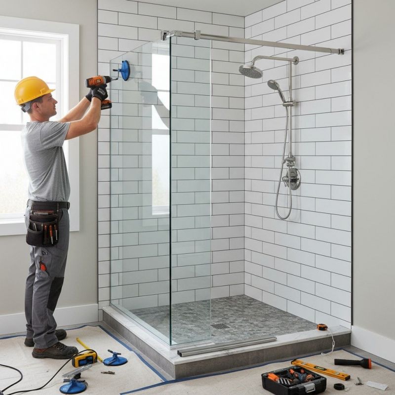 Glass Shower Door Installation