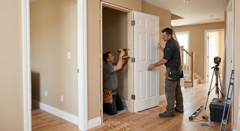 Interior Door Installation project example