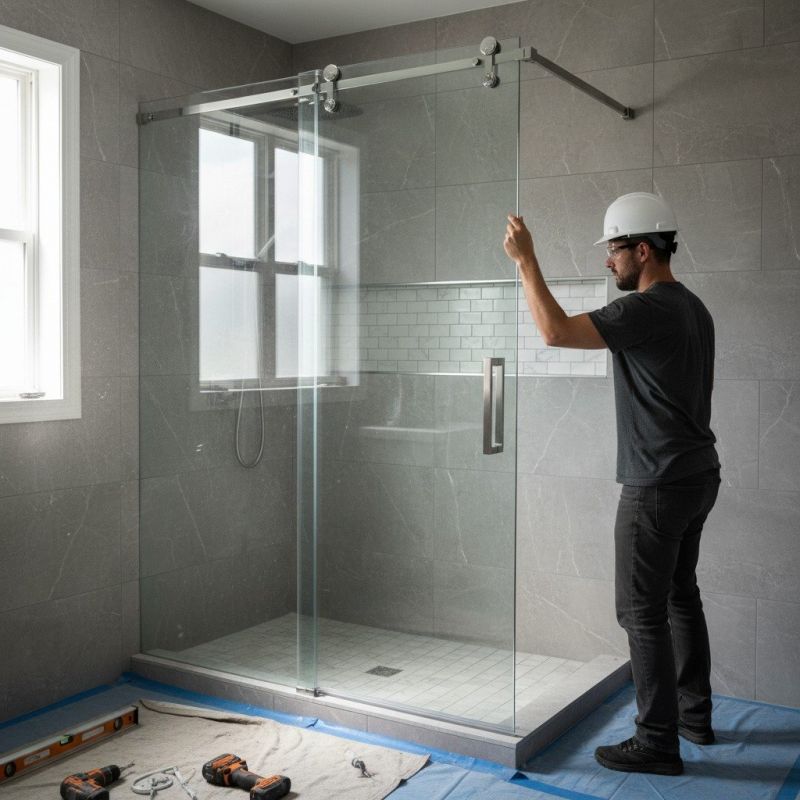 Shower Door Installation